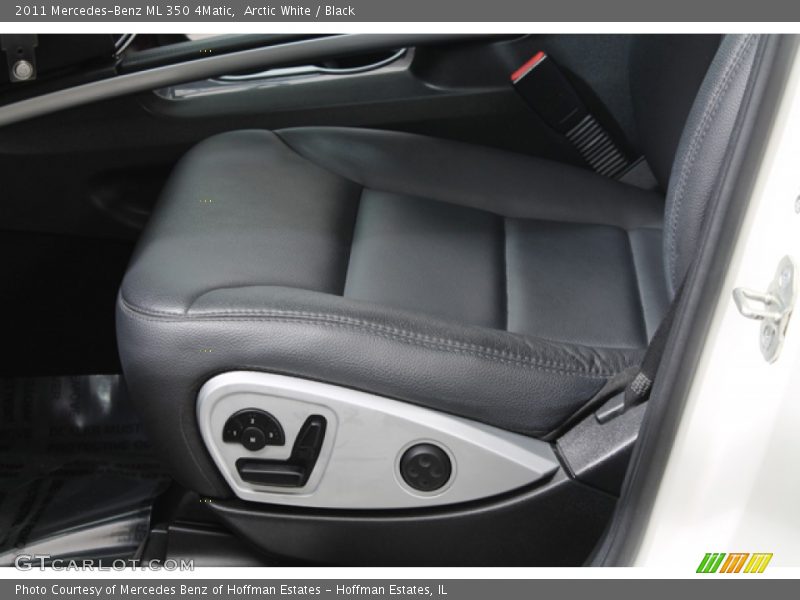 Arctic White / Black 2011 Mercedes-Benz ML 350 4Matic