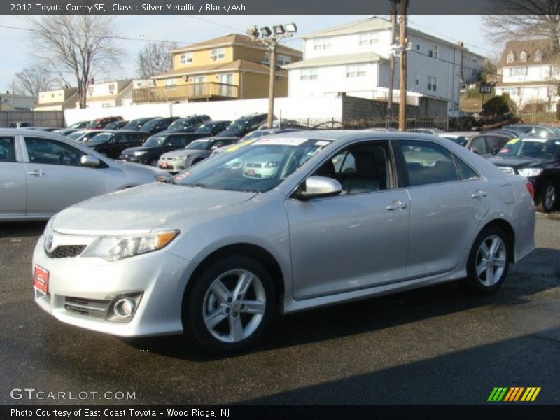 Classic Silver Metallic / Black/Ash 2012 Toyota Camry SE