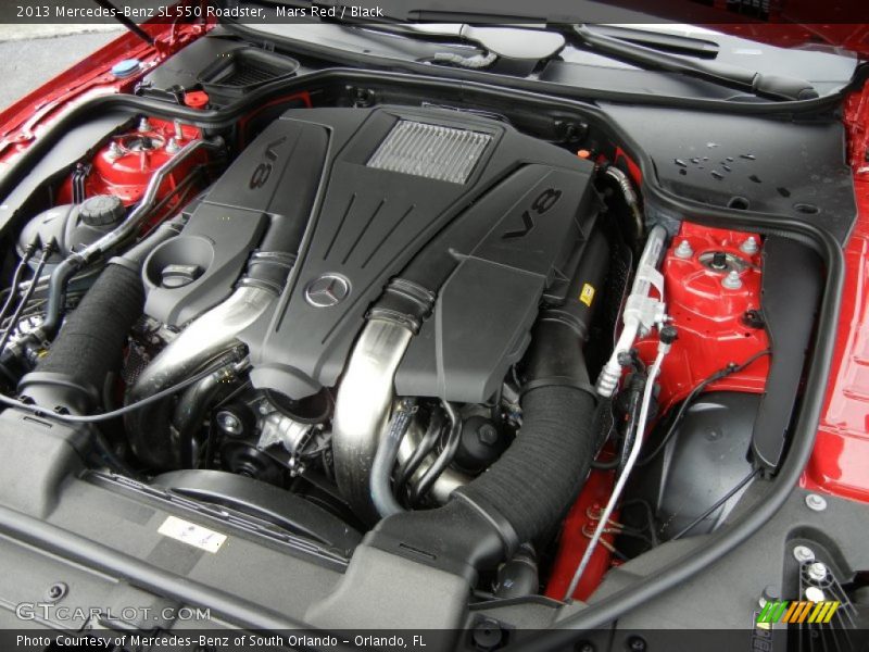  2013 SL 550 Roadster Engine - 4.6 Liter DI Twin-Turbocharged DOHC 32-Valve VVT V8