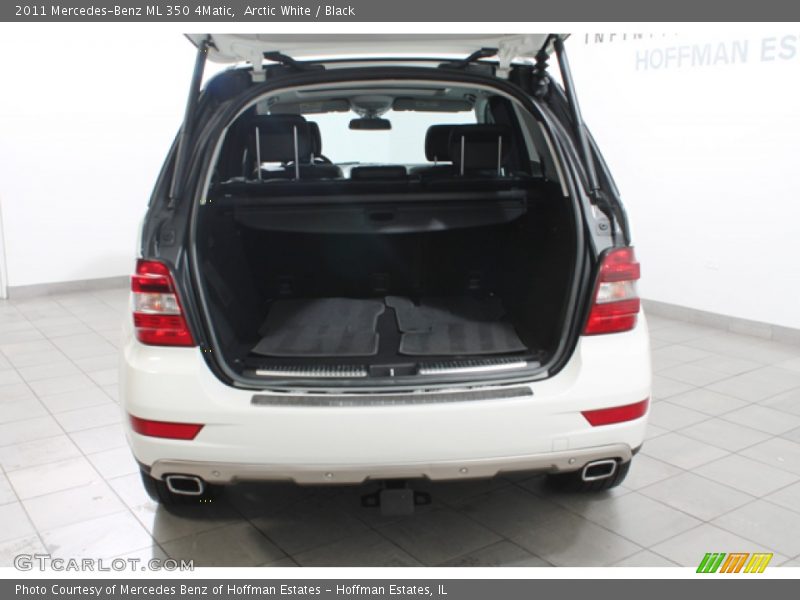 Arctic White / Black 2011 Mercedes-Benz ML 350 4Matic