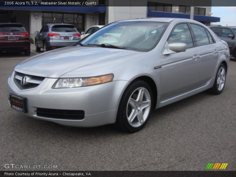 Alabaster Silver Metallic / Quartz 2006 Acura TL 3.2
