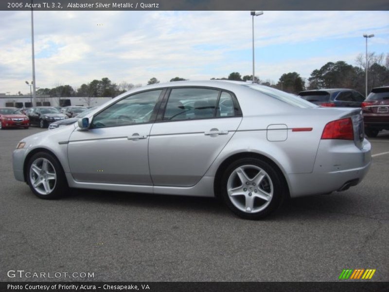 Alabaster Silver Metallic / Quartz 2006 Acura TL 3.2