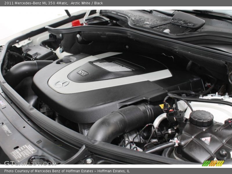 Arctic White / Black 2011 Mercedes-Benz ML 350 4Matic