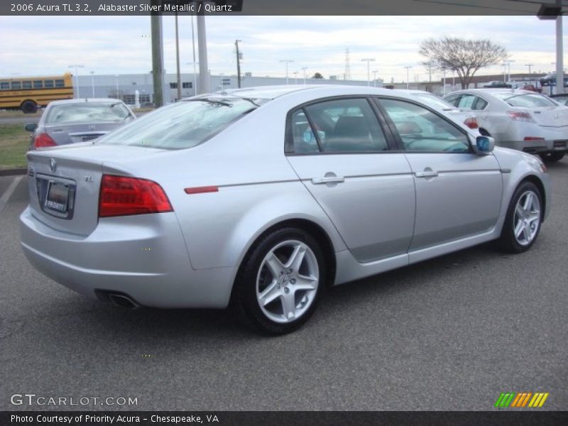 Alabaster Silver Metallic / Quartz 2006 Acura TL 3.2