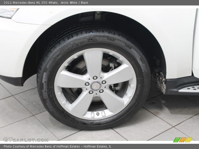 Arctic White / Black 2011 Mercedes-Benz ML 350 4Matic