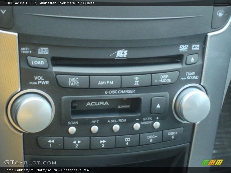 Alabaster Silver Metallic / Quartz 2006 Acura TL 3.2