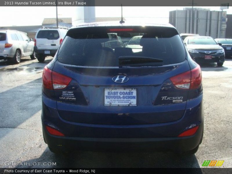 Iris Blue / Taupe 2013 Hyundai Tucson Limited