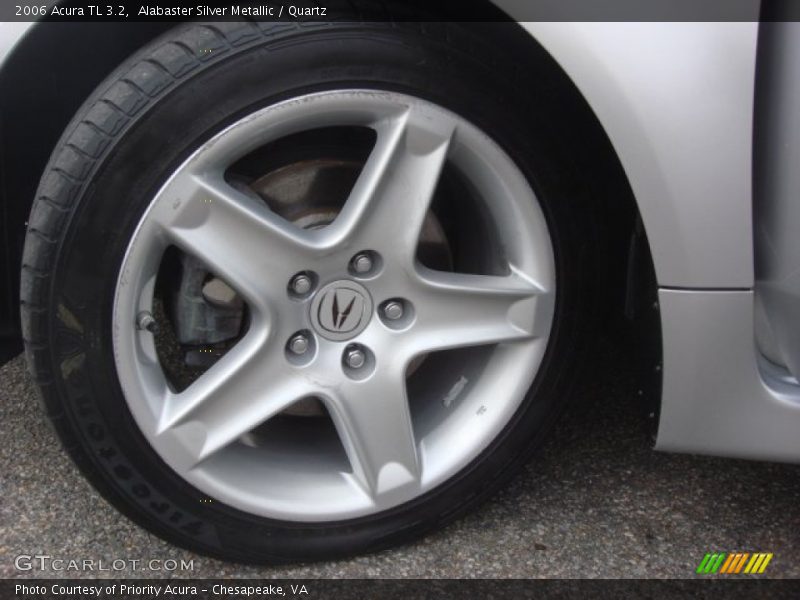 Alabaster Silver Metallic / Quartz 2006 Acura TL 3.2