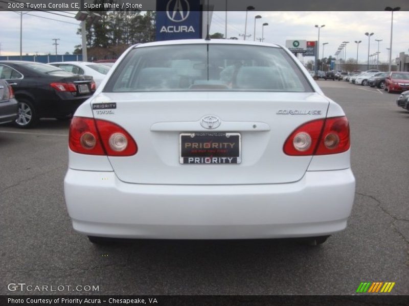 Super White / Stone 2008 Toyota Corolla CE