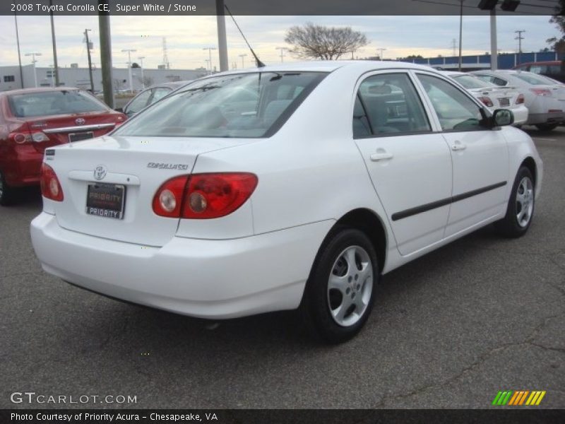 Super White / Stone 2008 Toyota Corolla CE