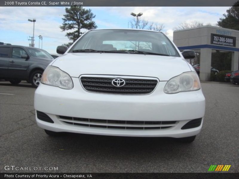 Super White / Stone 2008 Toyota Corolla CE