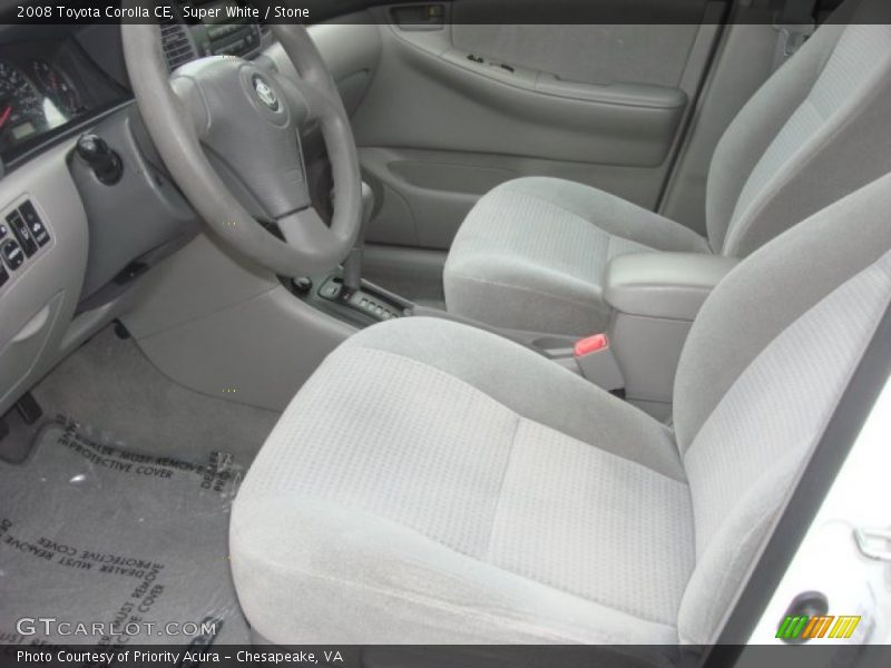 Super White / Stone 2008 Toyota Corolla CE