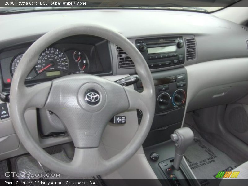 Super White / Stone 2008 Toyota Corolla CE