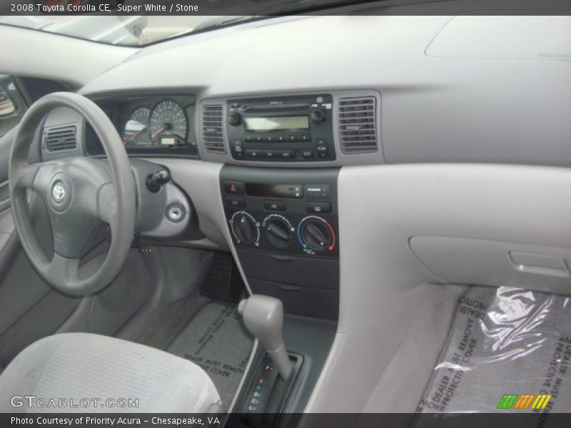 Super White / Stone 2008 Toyota Corolla CE