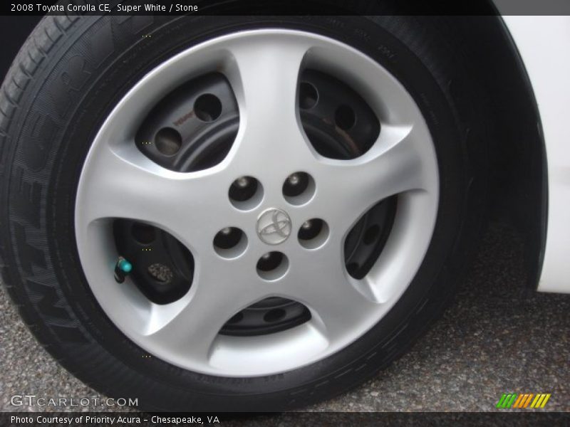 Super White / Stone 2008 Toyota Corolla CE
