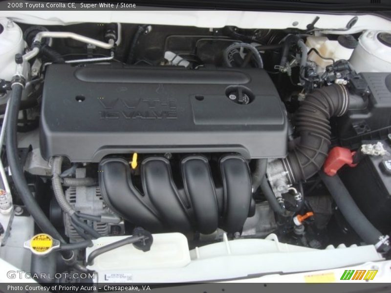 Super White / Stone 2008 Toyota Corolla CE