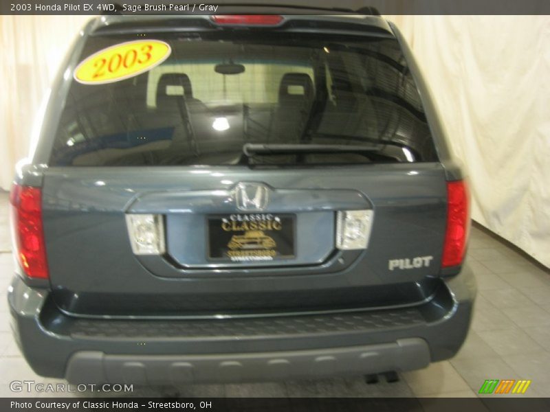 Sage Brush Pearl / Gray 2003 Honda Pilot EX 4WD