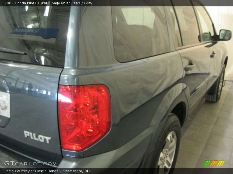 Sage Brush Pearl / Gray 2003 Honda Pilot EX 4WD