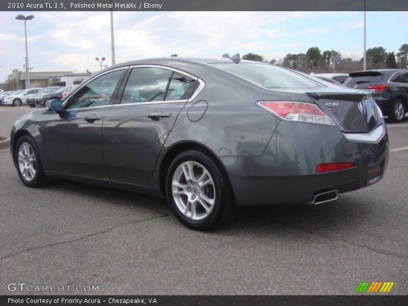Polished Metal Metallic / Ebony 2010 Acura TL 3.5