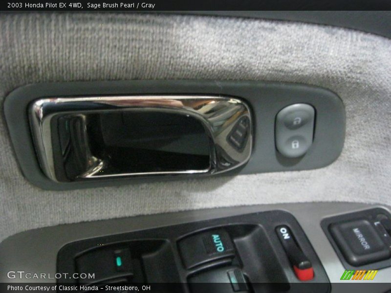 Sage Brush Pearl / Gray 2003 Honda Pilot EX 4WD