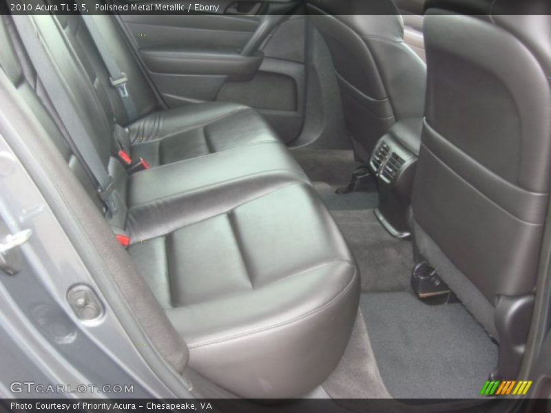 Polished Metal Metallic / Ebony 2010 Acura TL 3.5
