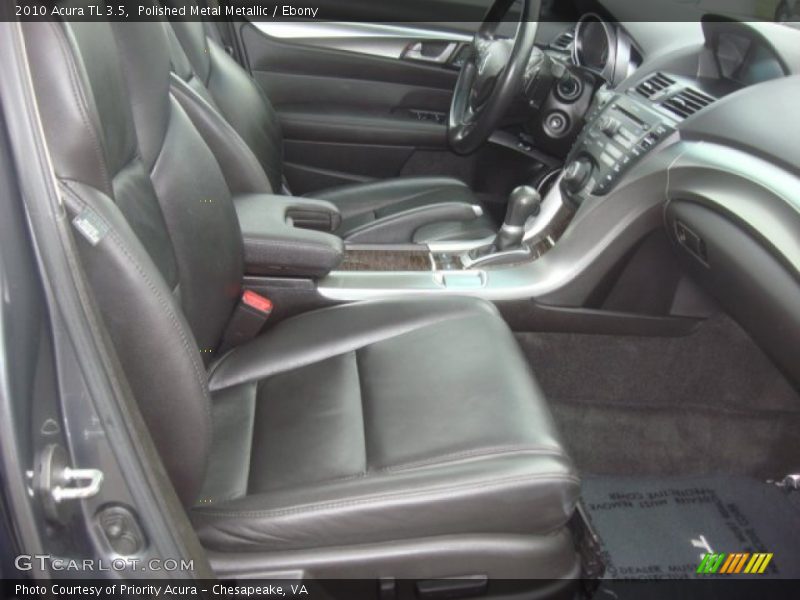 Polished Metal Metallic / Ebony 2010 Acura TL 3.5