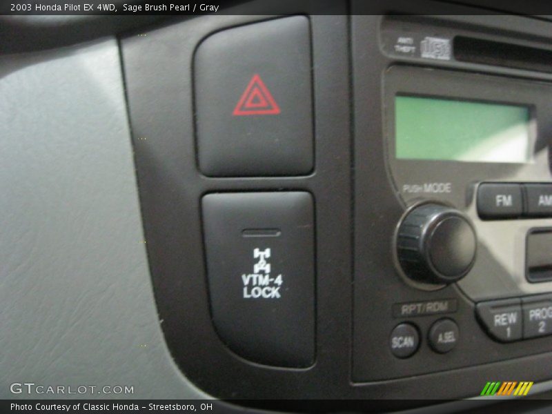 Sage Brush Pearl / Gray 2003 Honda Pilot EX 4WD