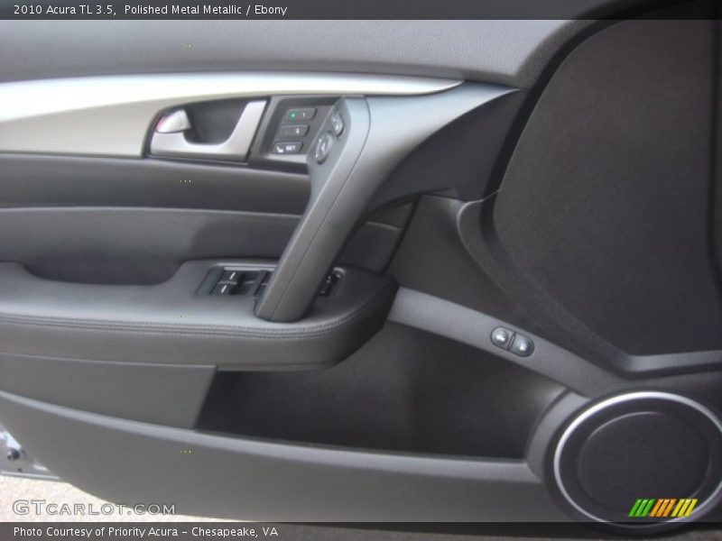Polished Metal Metallic / Ebony 2010 Acura TL 3.5