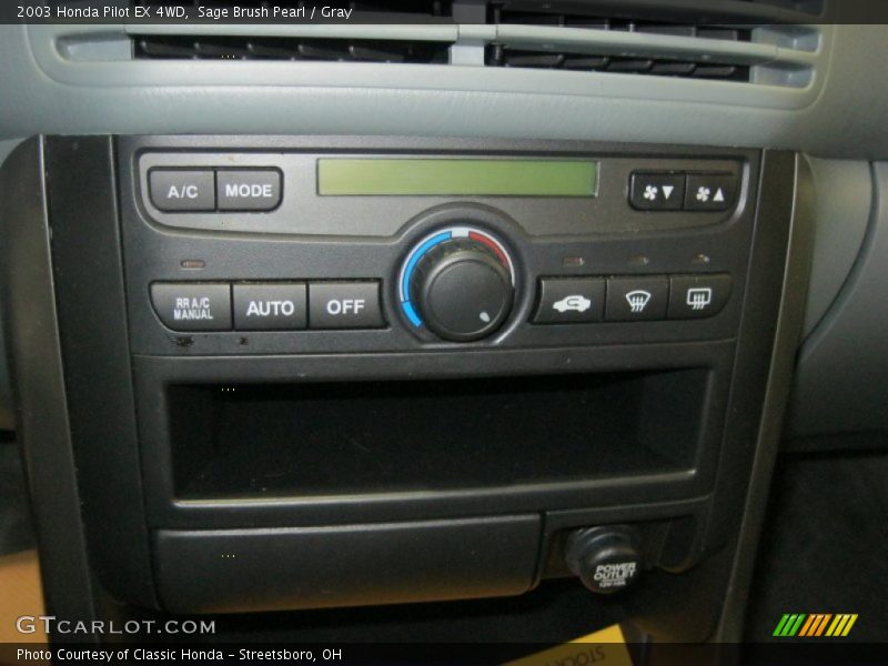 Sage Brush Pearl / Gray 2003 Honda Pilot EX 4WD