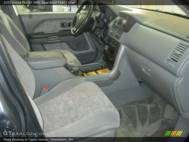 Sage Brush Pearl / Gray 2003 Honda Pilot EX 4WD