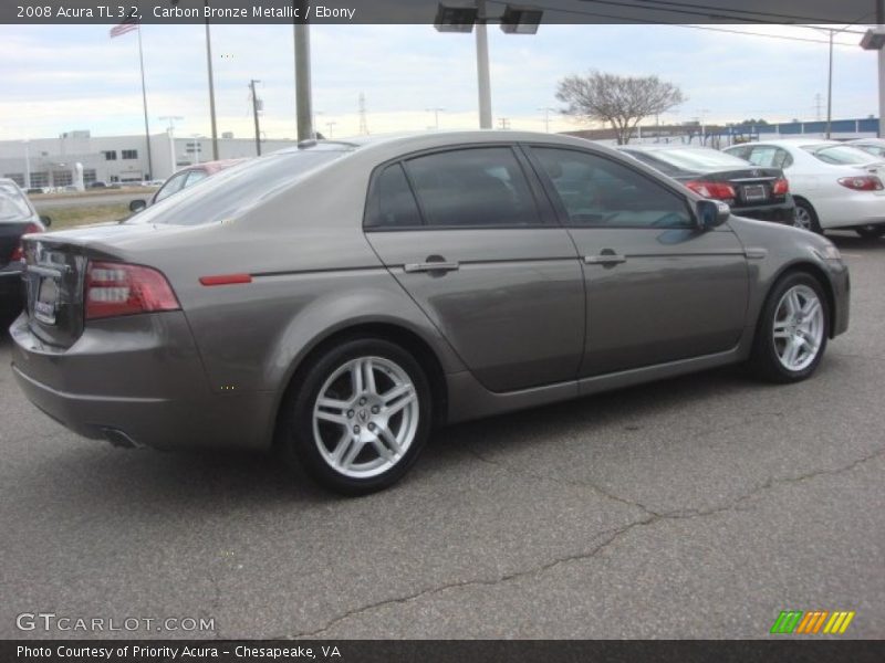 Carbon Bronze Metallic / Ebony 2008 Acura TL 3.2