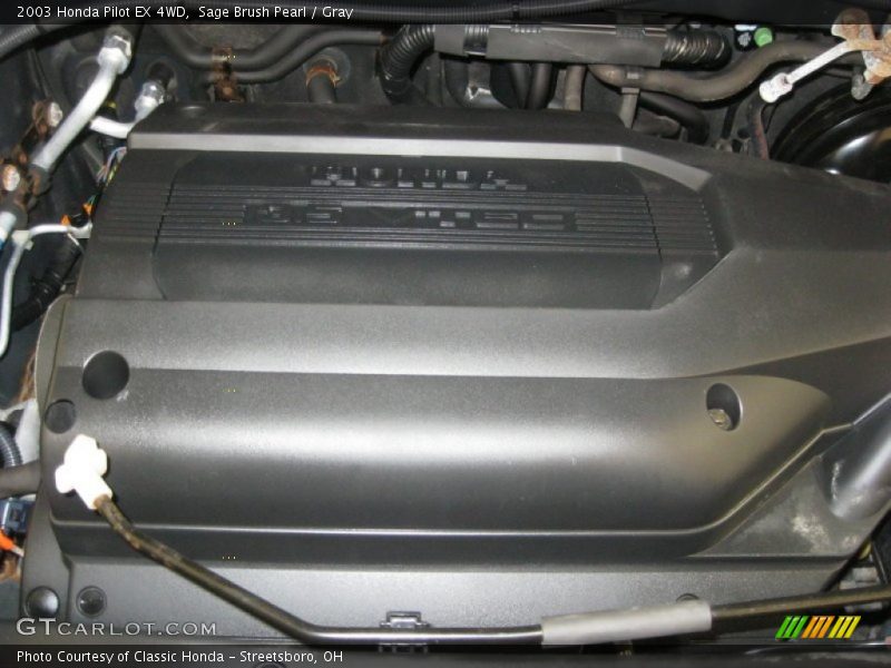 Sage Brush Pearl / Gray 2003 Honda Pilot EX 4WD