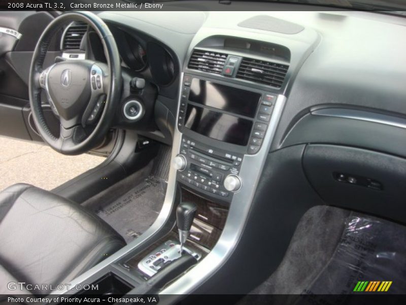 Carbon Bronze Metallic / Ebony 2008 Acura TL 3.2