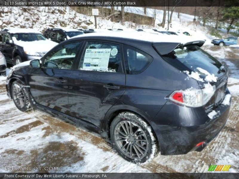 Dark Gray Metallic / WRX Carbon Black 2013 Subaru Impreza WRX 5 Door