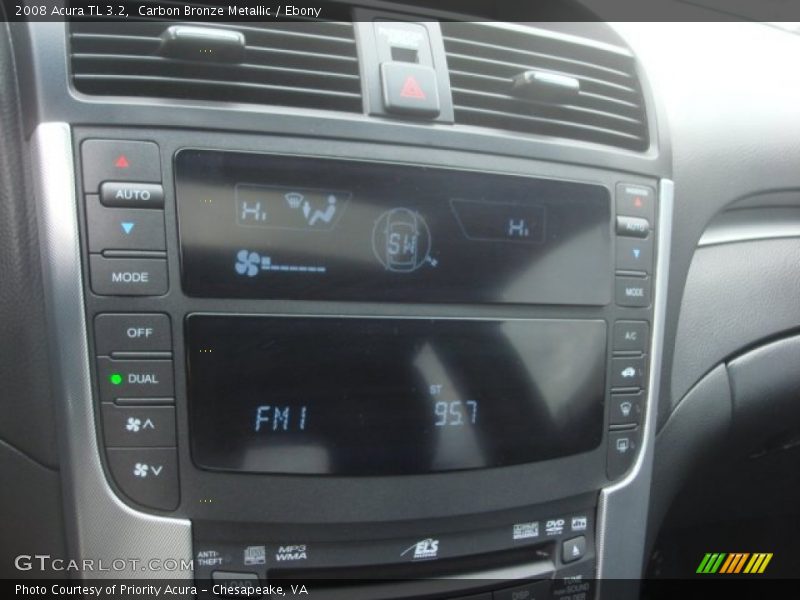 Carbon Bronze Metallic / Ebony 2008 Acura TL 3.2