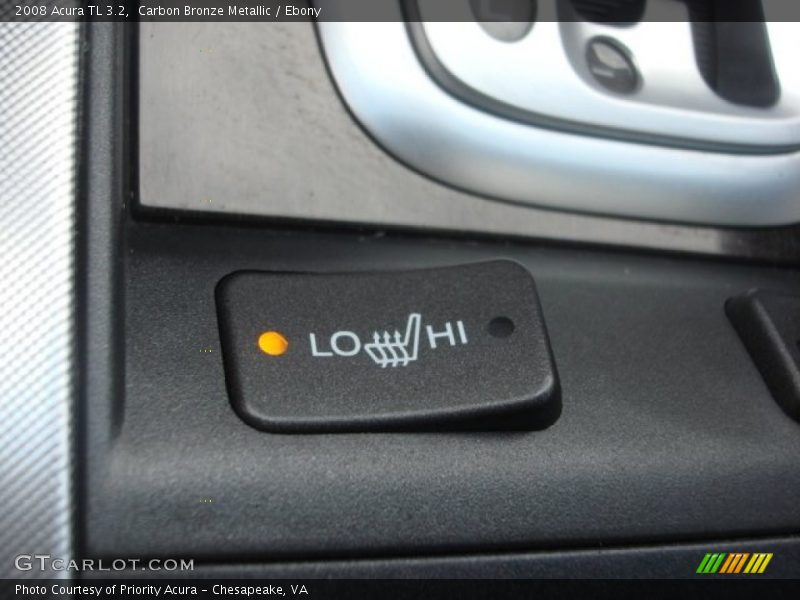 Carbon Bronze Metallic / Ebony 2008 Acura TL 3.2