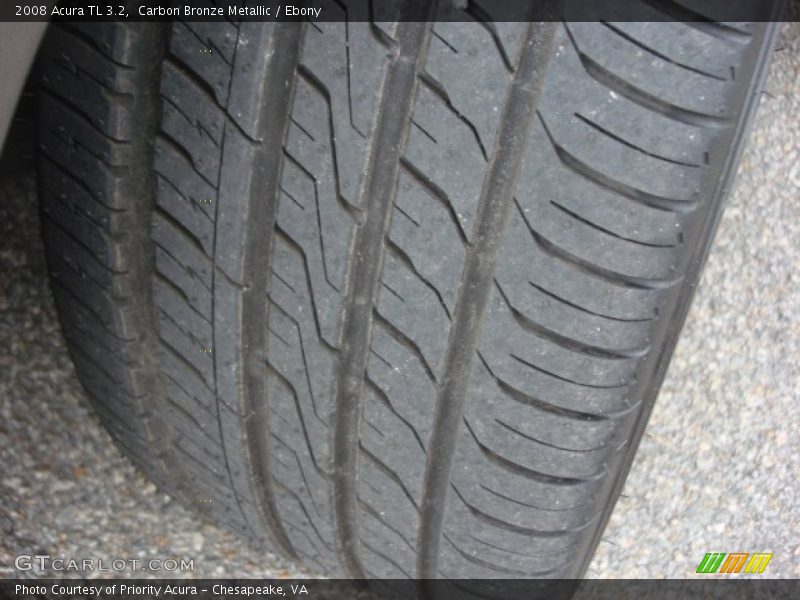 Carbon Bronze Metallic / Ebony 2008 Acura TL 3.2