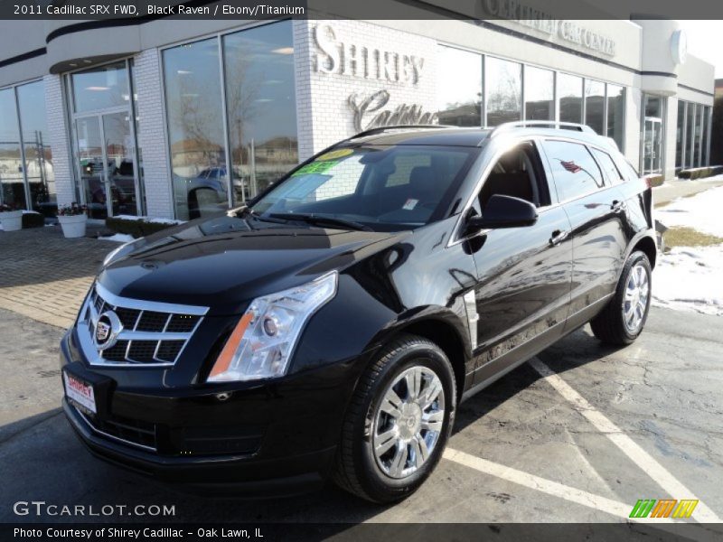 Black Raven / Ebony/Titanium 2011 Cadillac SRX FWD