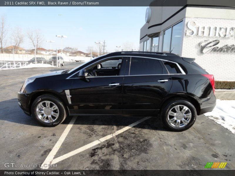 Black Raven / Ebony/Titanium 2011 Cadillac SRX FWD