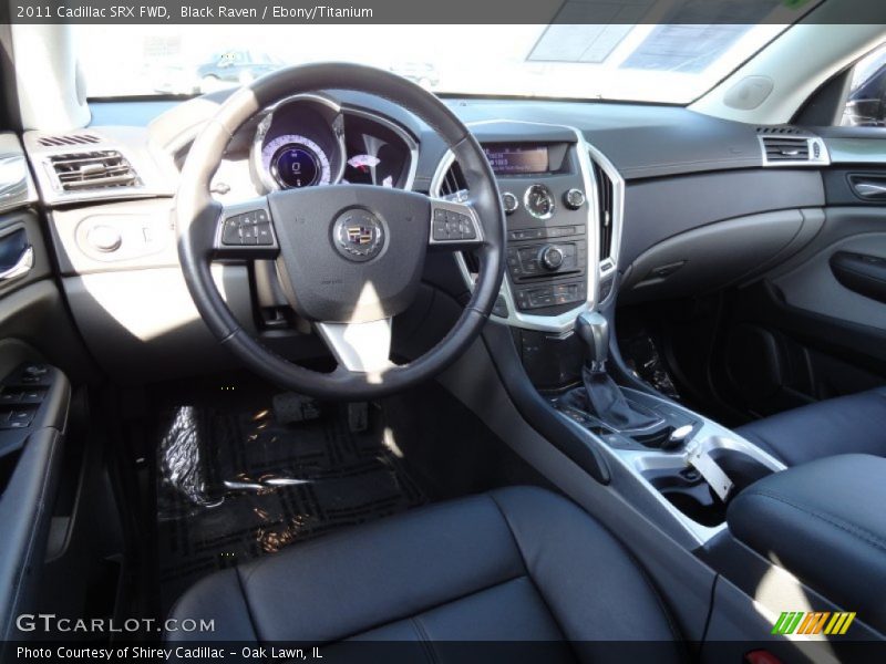 Black Raven / Ebony/Titanium 2011 Cadillac SRX FWD