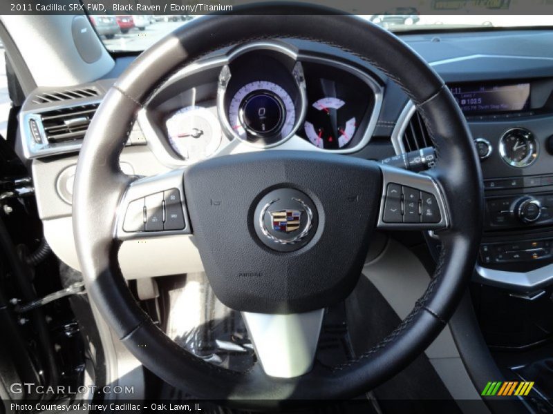 Black Raven / Ebony/Titanium 2011 Cadillac SRX FWD