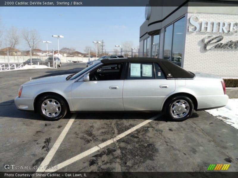 Sterling / Black 2000 Cadillac DeVille Sedan