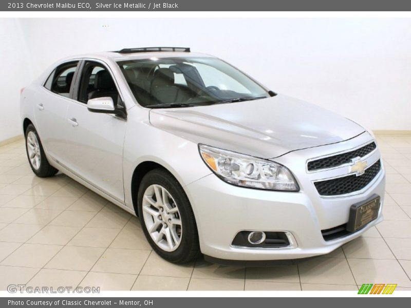 Silver Ice Metallic / Jet Black 2013 Chevrolet Malibu ECO