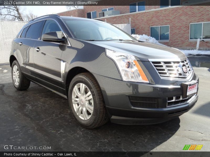 Gray Flannel Metallic / Ebony/Ebony 2013 Cadillac SRX FWD