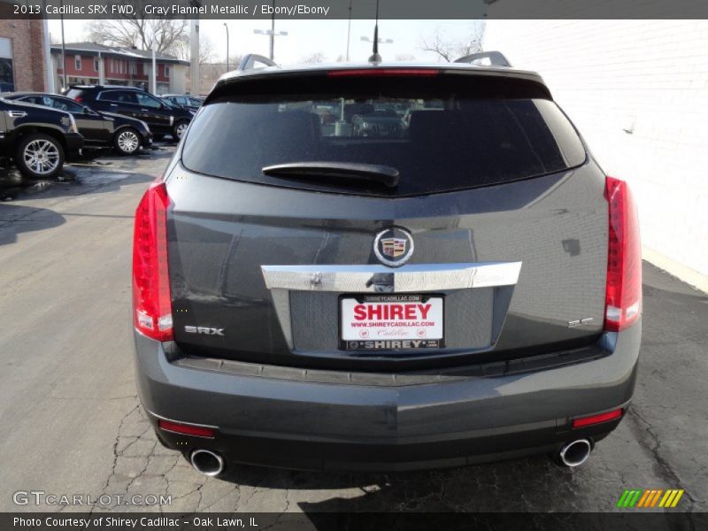 Gray Flannel Metallic / Ebony/Ebony 2013 Cadillac SRX FWD