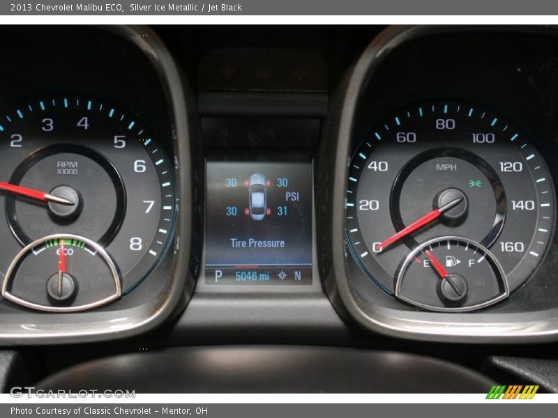 Silver Ice Metallic / Jet Black 2013 Chevrolet Malibu ECO