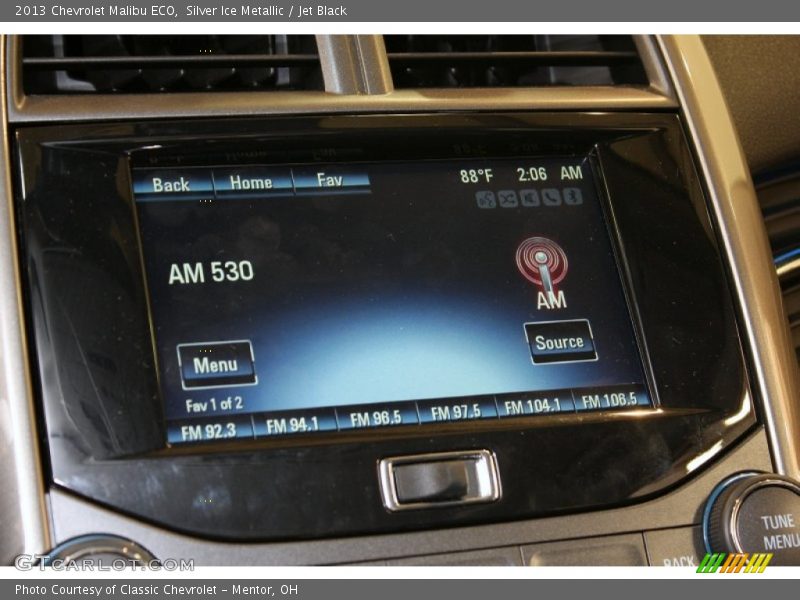 Silver Ice Metallic / Jet Black 2013 Chevrolet Malibu ECO