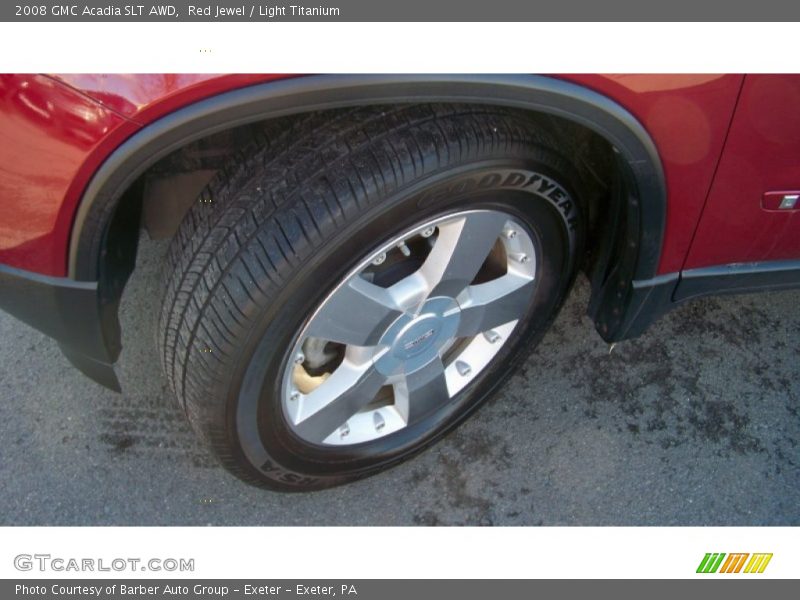 Red Jewel / Light Titanium 2008 GMC Acadia SLT AWD