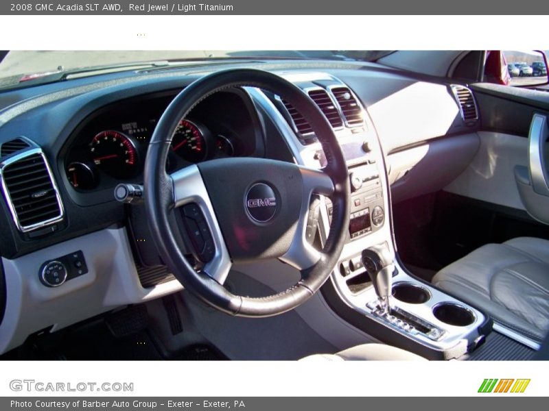 Red Jewel / Light Titanium 2008 GMC Acadia SLT AWD