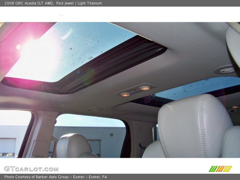 Red Jewel / Light Titanium 2008 GMC Acadia SLT AWD